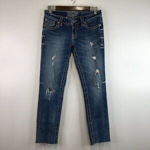 Miss Me The M Series Distressed Skinny Jeans Size 27